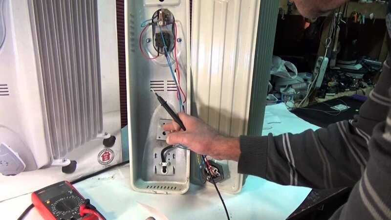 Обогреватель электрический – схема, ремонт своими руками