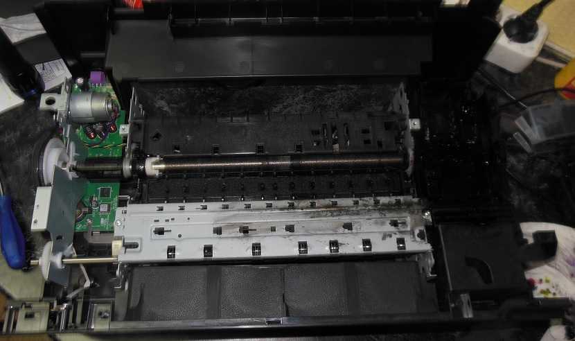 Правильная чистка дюз на принтерах epson