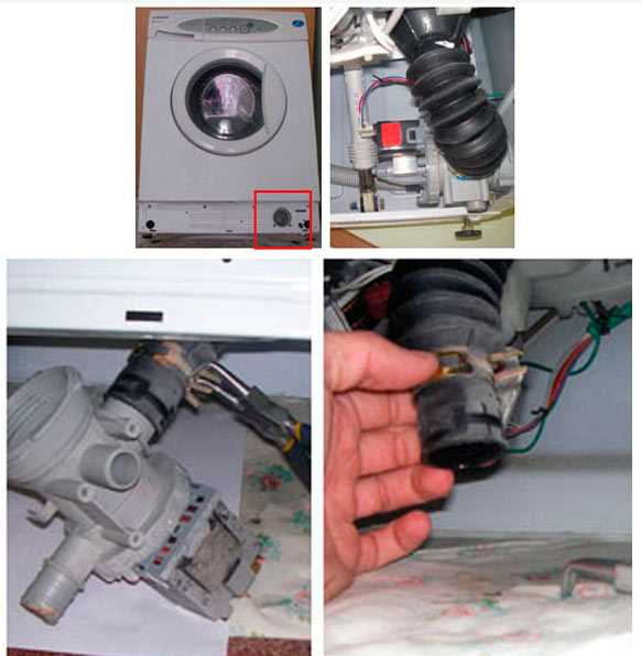 Течет стиральная машина снизу при полоскании, отжиме, наборе воды, сливе, во время стирки: причины и ремонт своими руками