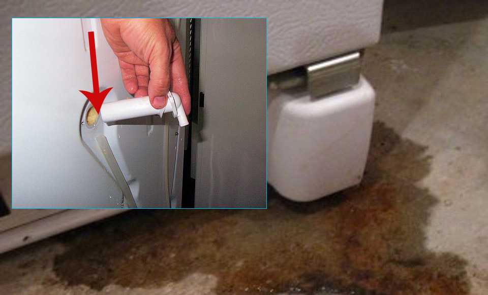 Дренажная система холодильника - вот как правильно прочистить от засора