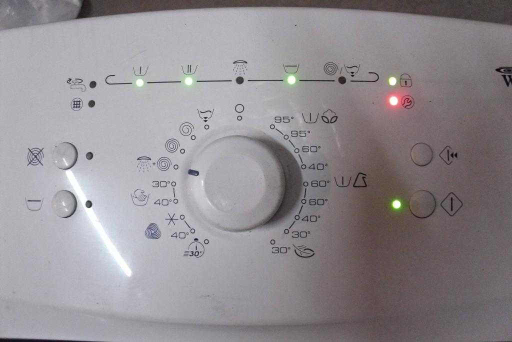 Ошибки стиральных машин whirlpool – коды и значения