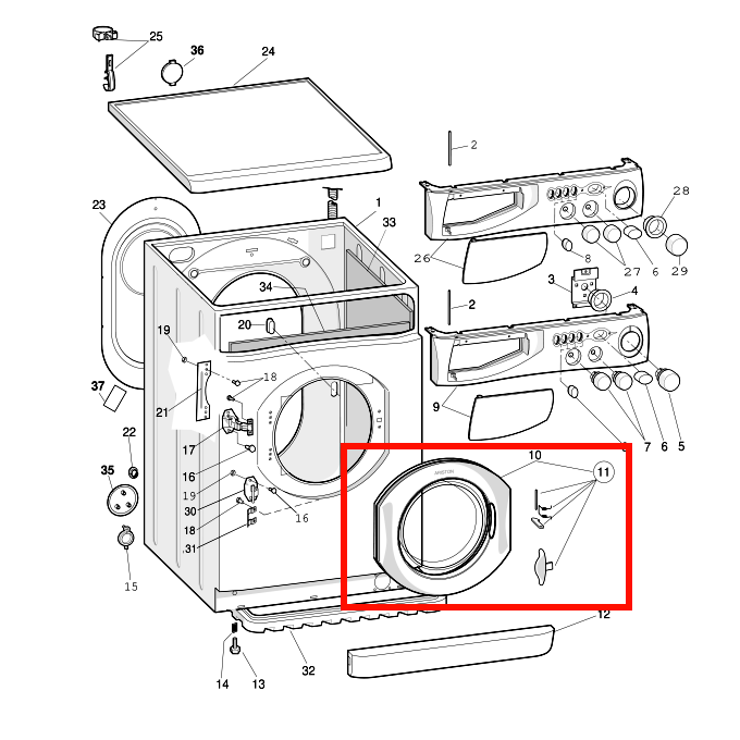 Пошаговая инструкция, как разобрать стиральную машину индезит своими руками