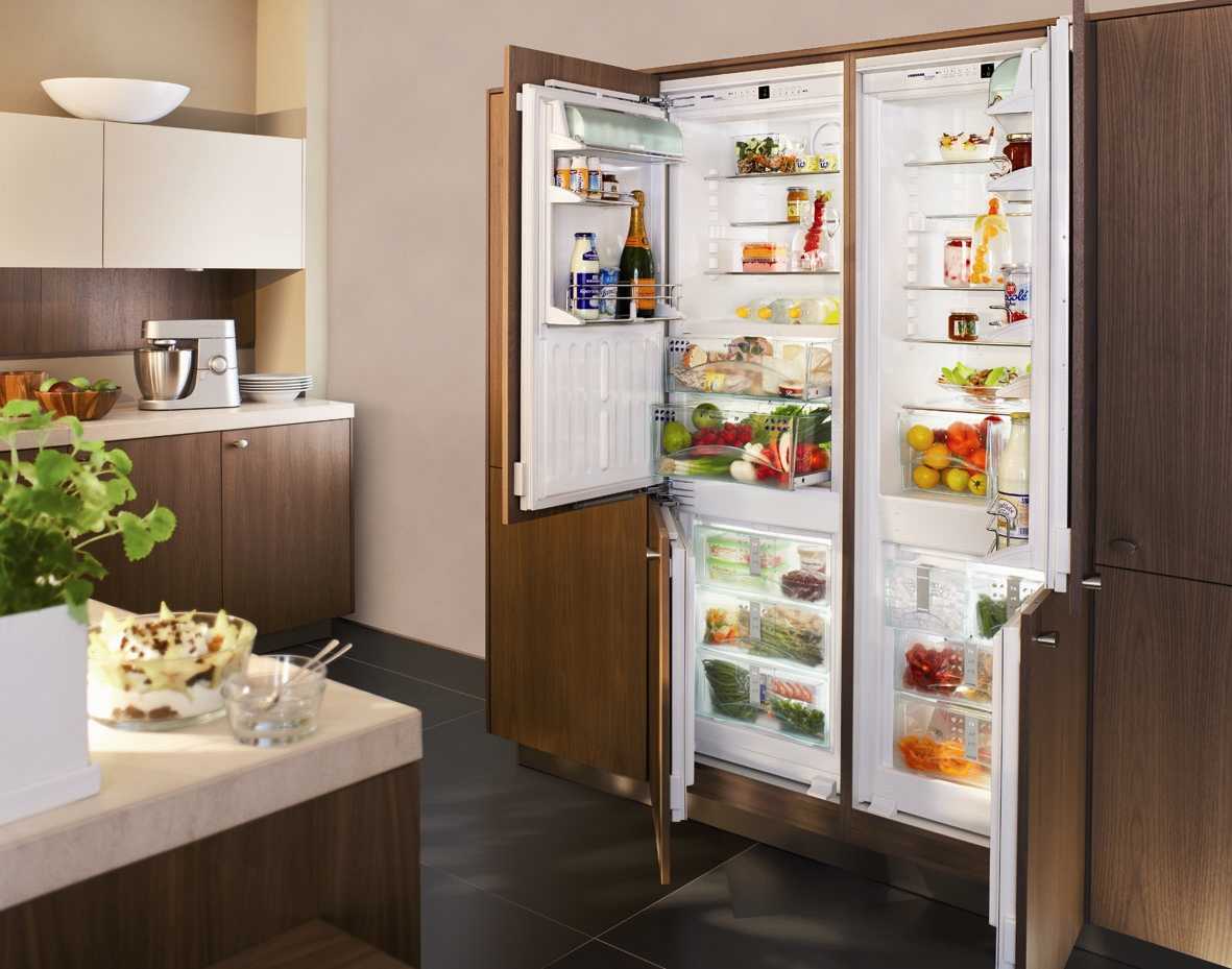 Как встроить обычный холодильник в шкаф? - папа карло
