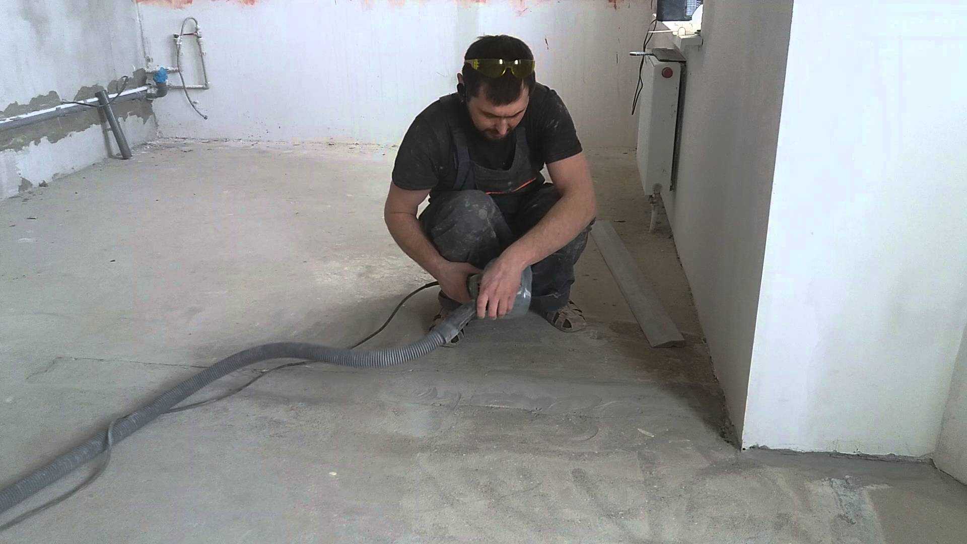 Полировка бетона болгаркой своими руками