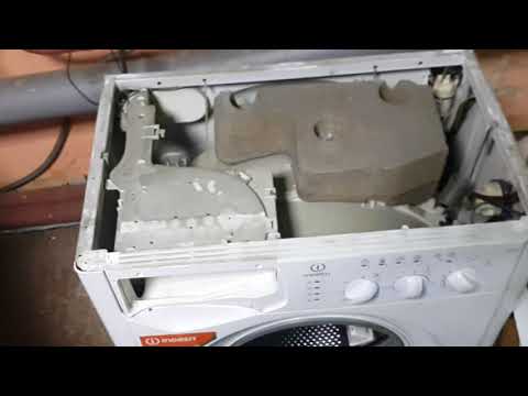 Как разобрать барабан на стиральной машинке индезит